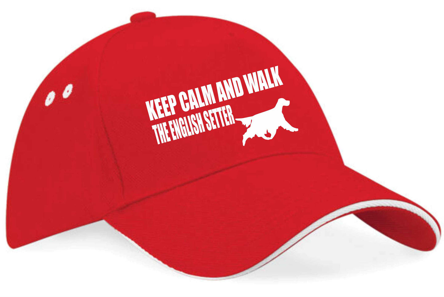 Keep Calm & Walk English Setter Baseball Cap Dog Lovers Gift For Men & Ladies