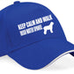 Keep Calm & Walk Irish Water Spaniel Baseball Cap Dog Lovers Gift Men & Ladies