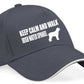 Keep Calm & Walk Irish Water Spaniel Baseball Cap Dog Lovers Gift Men & Ladies