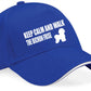 Keep Calm & Walk The Bichon Frise Baseball Cap Dog Lovers Gift For Men & Ladies