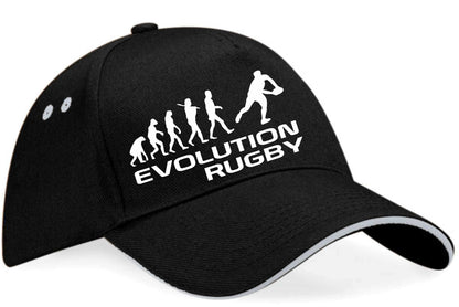 Evolution Of Rugby Baseball Cap Birthday Gift  Rugby Leage/Union Unisex Cap