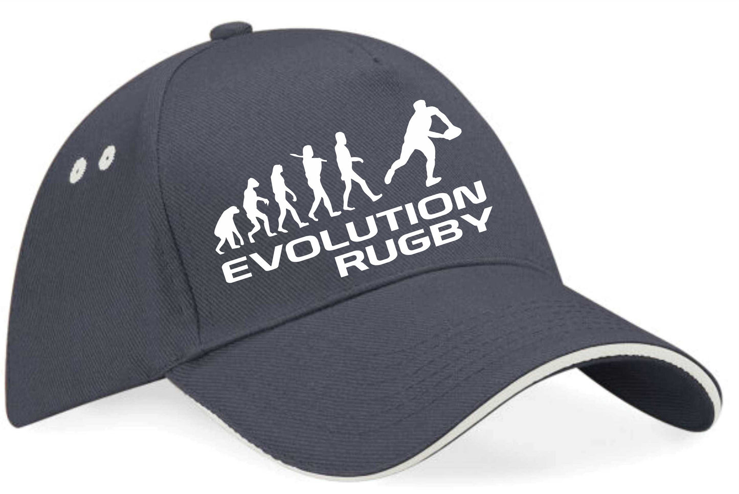 Evolution Of Rugby Baseball Cap Birthday Gift  Rugby Leage/Union Unisex Cap