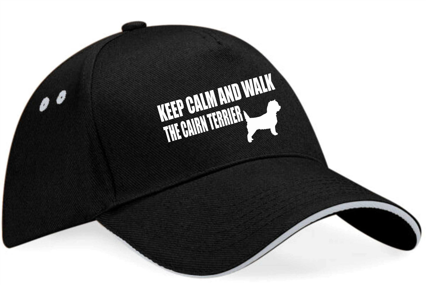 Keep Calm & Walk Cairn Terrier Baseball Cap Dog Lovers Gift For Men & Ladies