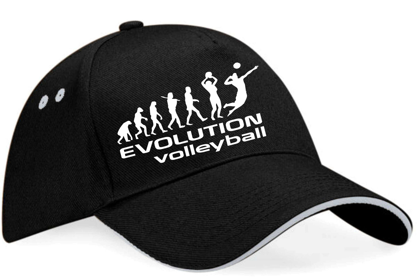 Evolution Of Volleyball Baseball Cap Birthday Gift Sport Lovers Unisex Cap