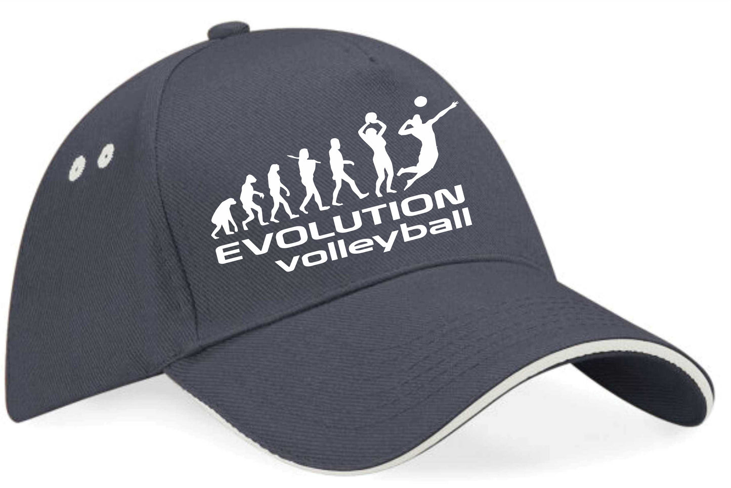 Evolution Of Volleyball Baseball Cap Birthday Gift Sport Lovers Unisex Cap