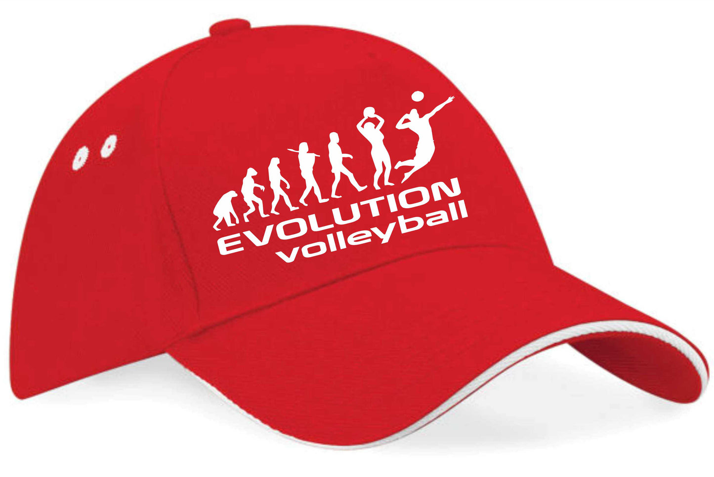 Evolution Of Volleyball Baseball Cap Birthday Gift Sport Lovers Unisex Cap