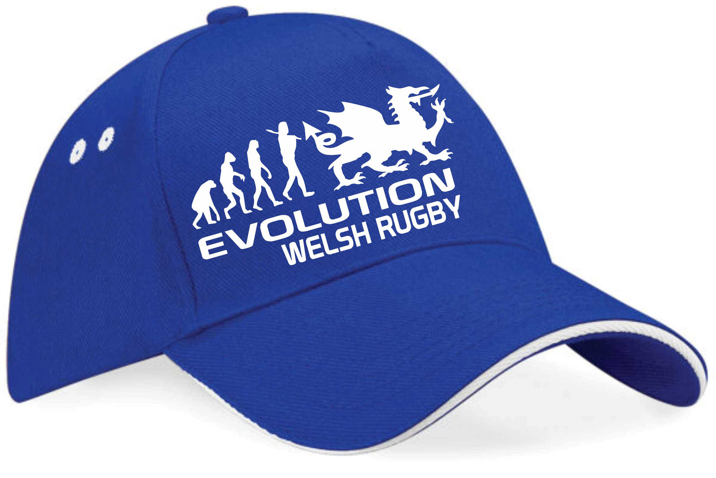 Evolution Of Welsh Rugby Baseball Cap Birthday Gift Wales Unisex Cap