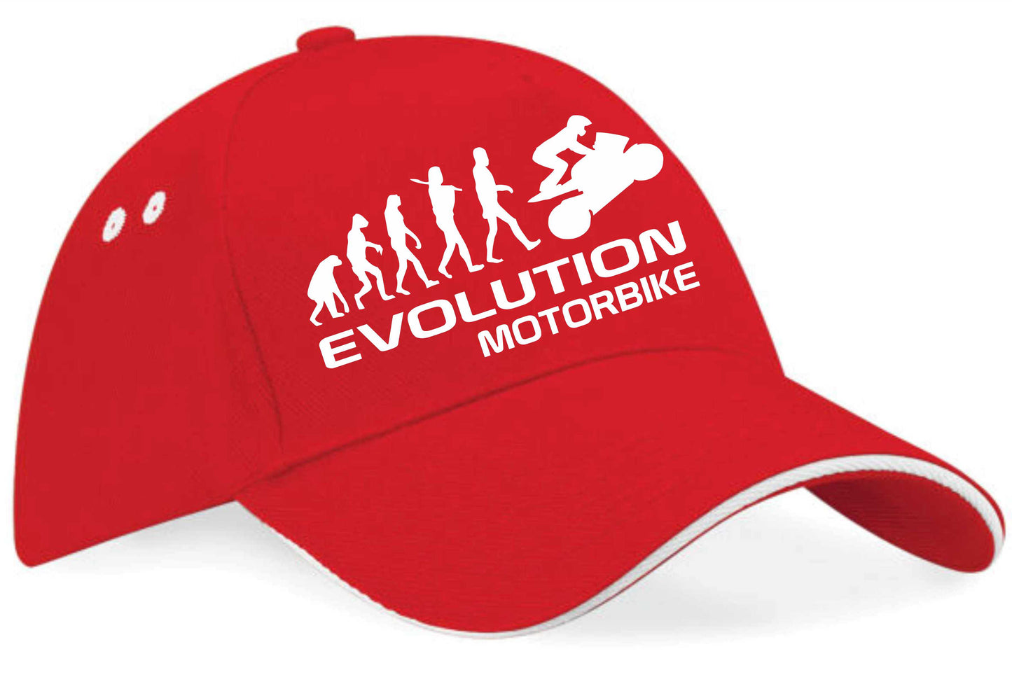 Evolution Of A Motorbike Baseball Cap Bikers Birthday Gift Unisex