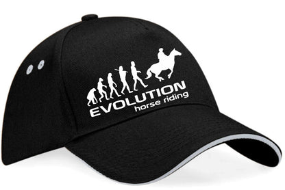 Evolution Of Horse Riding Baseball Cap Equesterian Birthday Gift Unisex