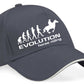 Evolution Of Horse Riding Baseball Cap Equesterian Birthday Gift Unisex