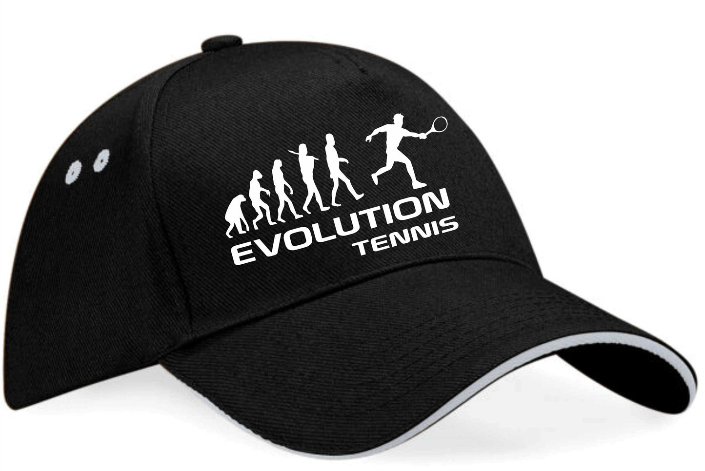 Evolution Of Tennis Baseball Cap Birthday Gift Sports Fan Unisex Cap