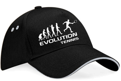 Evolution Of Tennis Baseball Cap Birthday Gift Sports Fan Unisex Cap