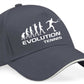 Evolution Of Tennis Baseball Cap Birthday Gift Sports Fan Unisex Cap