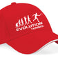 Evolution Of Tennis Baseball Cap Birthday Gift Sports Fan Unisex Cap