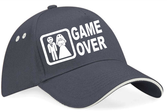 Game Over Baseball Cap Stag Night Stag Do Gift For Men