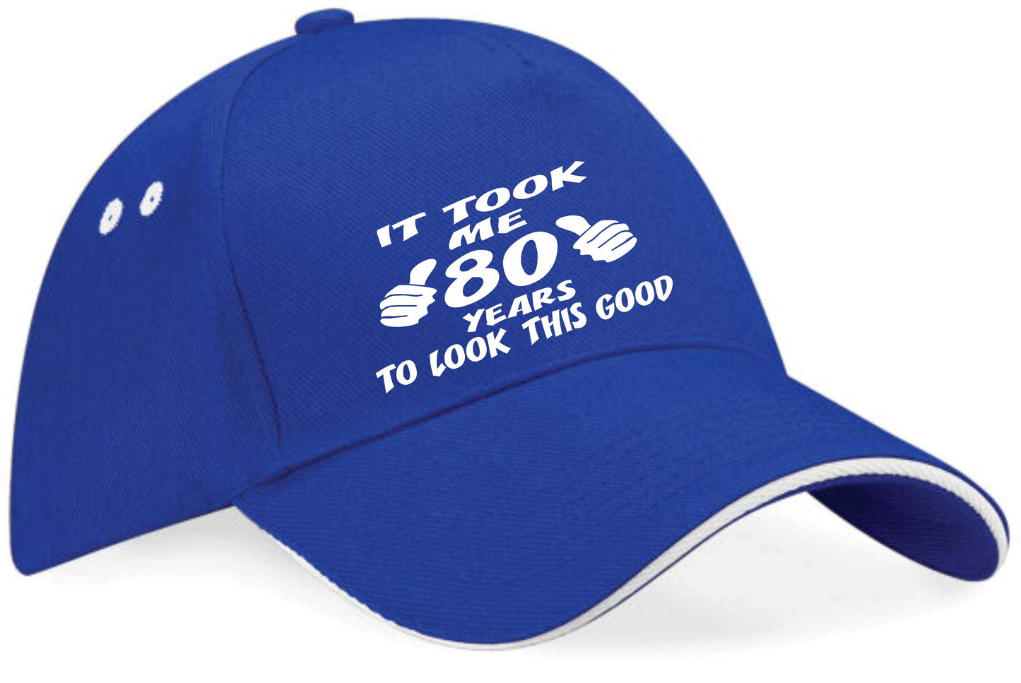 It Took 80 Years Look This Good Baseball Cap 80th Birthday Gift For Men & Women