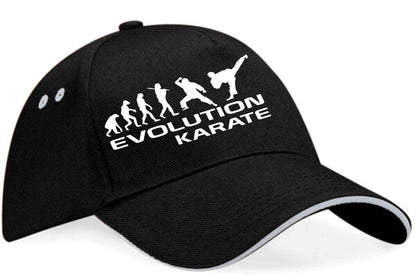 Evolution Of Karate Baseball Cap Martial Arts Birthday Gift For Men & Ladies