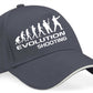 Evolution Of Shooting Baseball Cap Clay Pigeon Gift For Men & Women