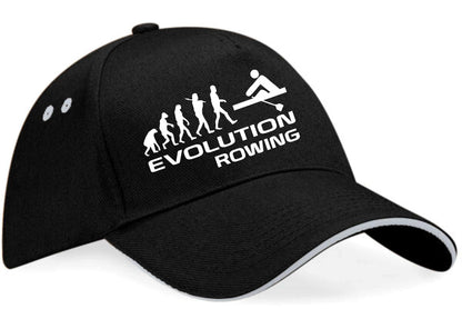 Evolution Of Rowing Baseball Cap Sports Fan Gift For Men & Women