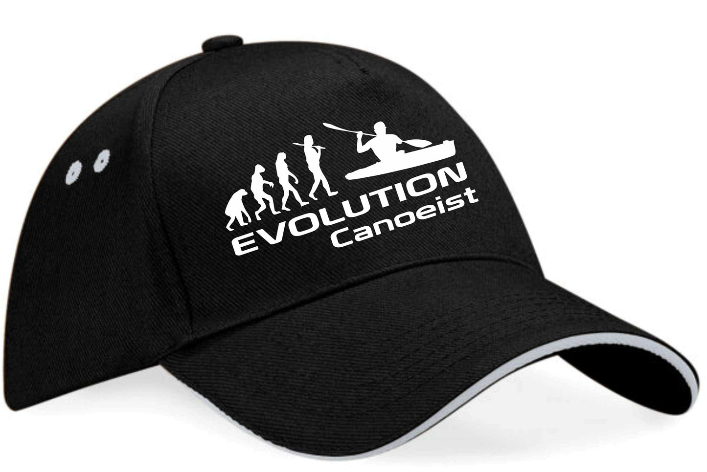 Evolution Of Canoeist Baseball Cap Sports Fan Gift For Men & Women