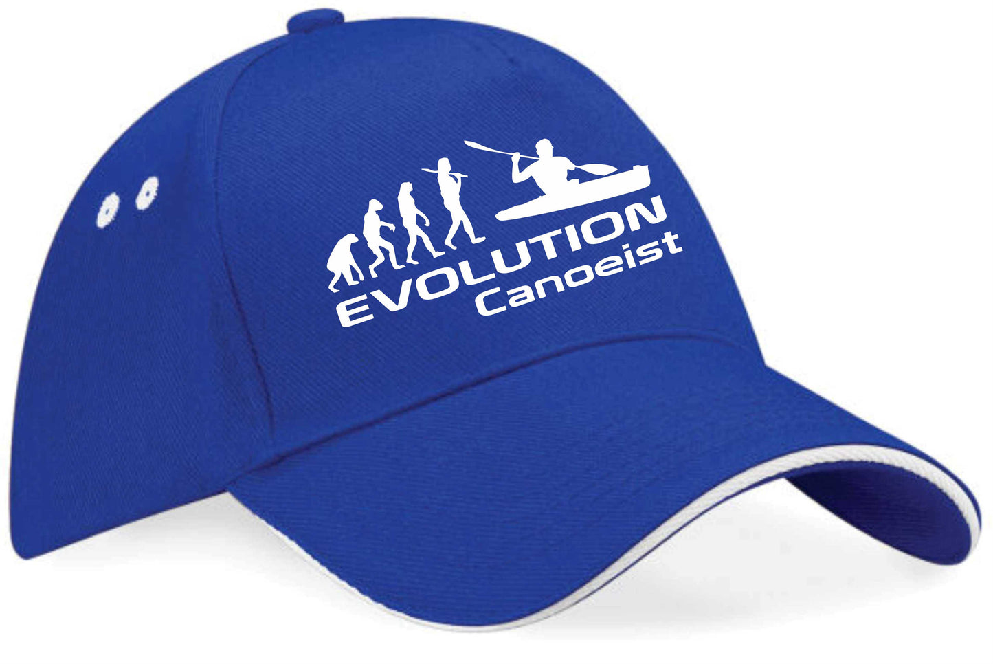 Evolution Of Canoeist Baseball Cap Sports Fan Gift For Men & Women