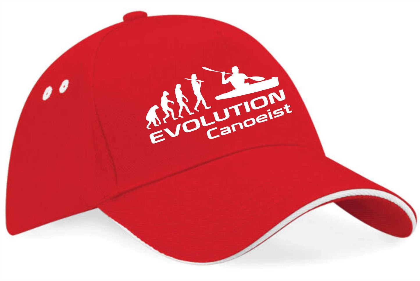 Evolution Of Canoeist Baseball Cap Sports Fan Gift For Men & Women