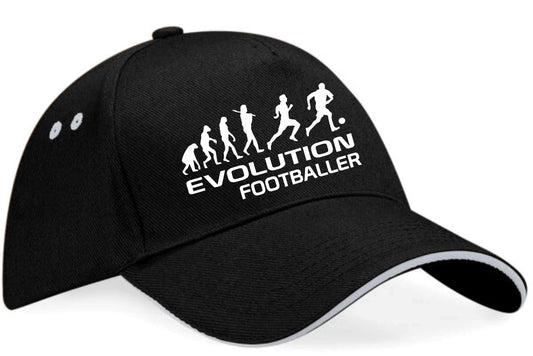 Evolution Of A Footballer Baseball Cap Sports Fan Birthday Gift For Men & Women