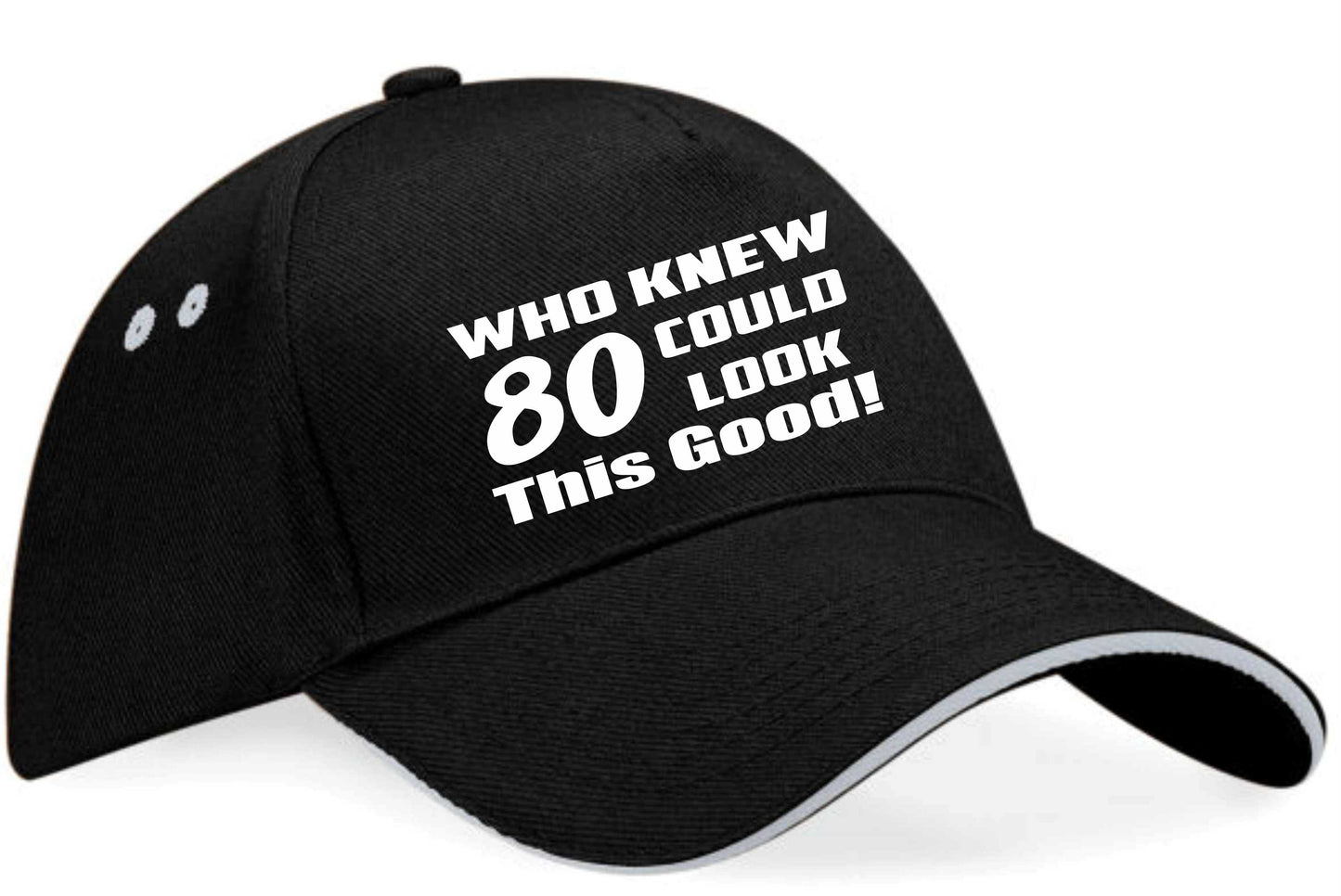 Who Knew 80 Look This Good Baseball Cap 80th Birthday Gift For Men & Women