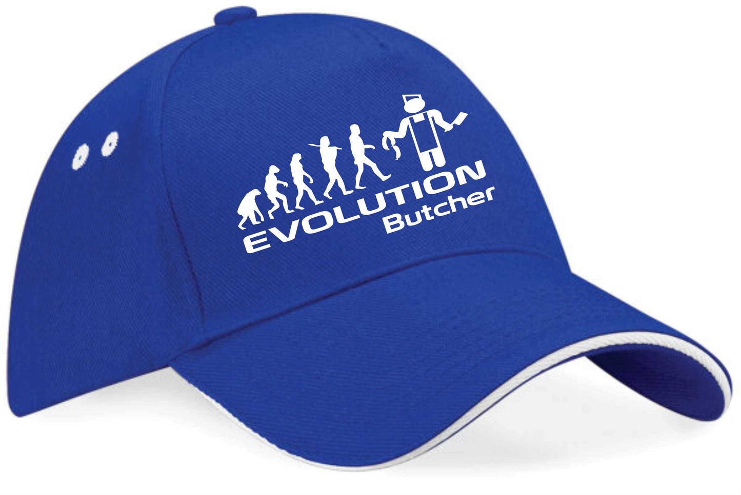 Evolution Of A Butcher Baseball Cap Funny Birthday Gift For Men & Women