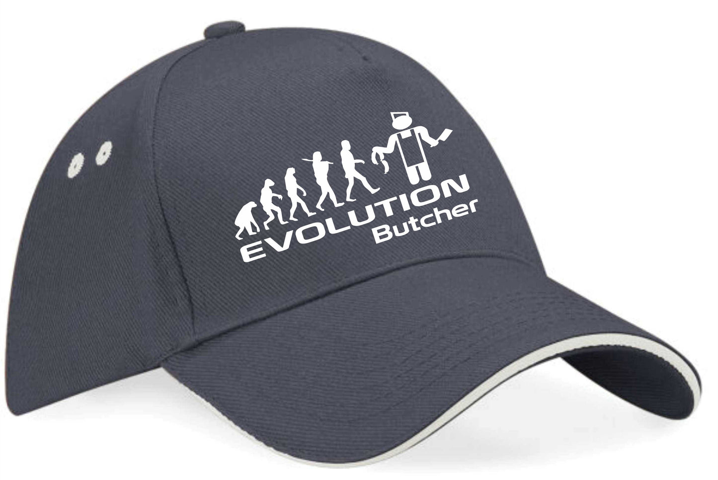 Evolution Of A Butcher Baseball Cap Funny Birthday Gift For Men & Women