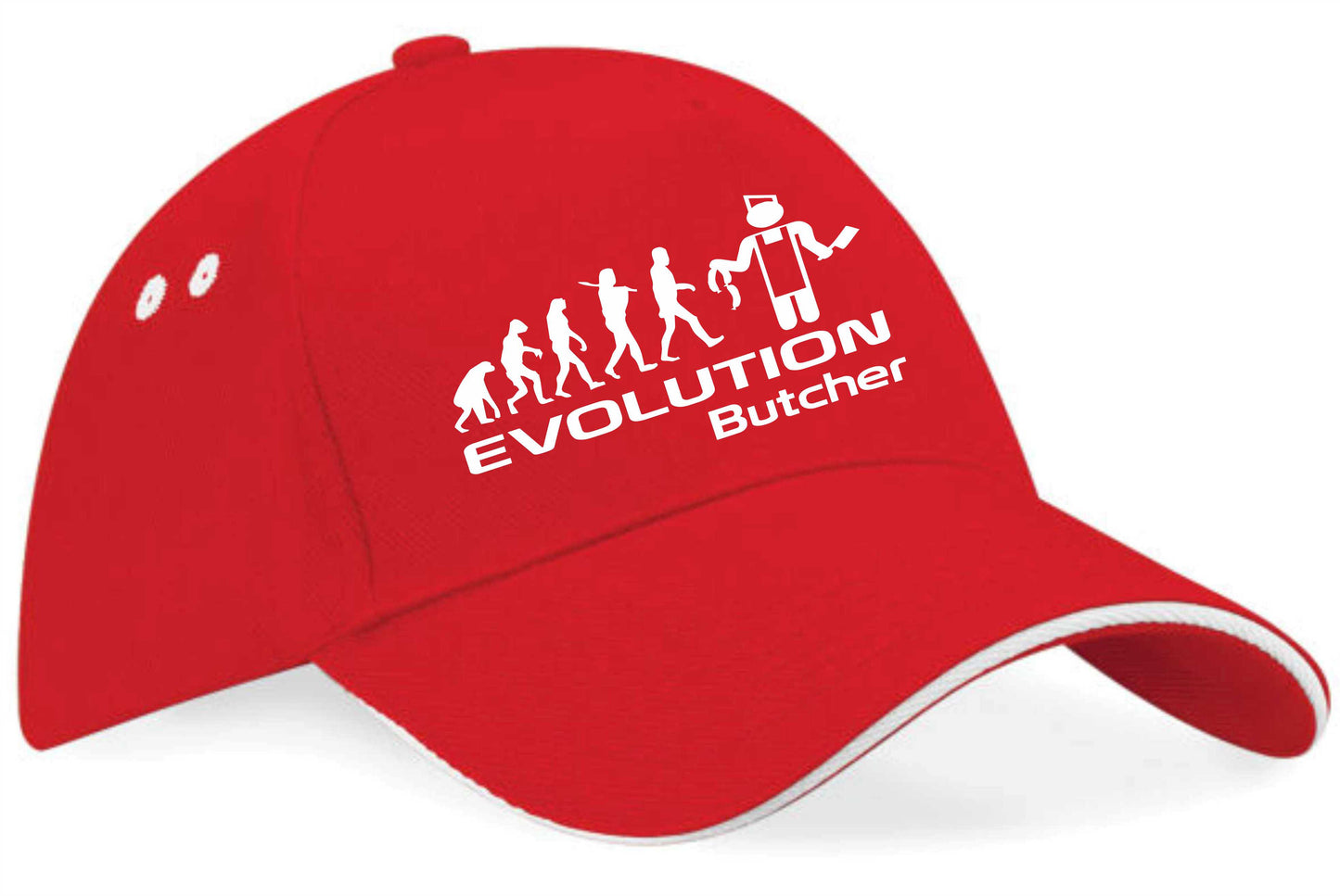 Evolution Of A Butcher Baseball Cap Funny Birthday Gift For Men & Women