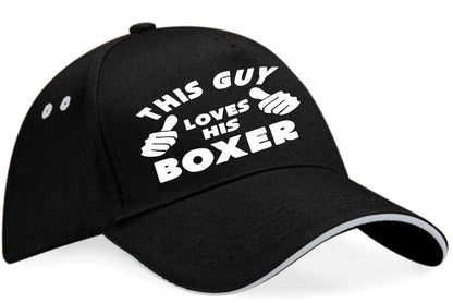 This Guy Loves His Boxer Baseball Cap Dog Lover Birthday Gift For Men