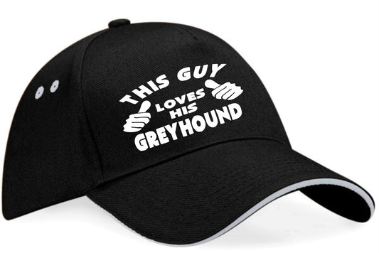 This Guy Loves His Greyhound Baseball Cap Dog Lover Birthday Gift For Men