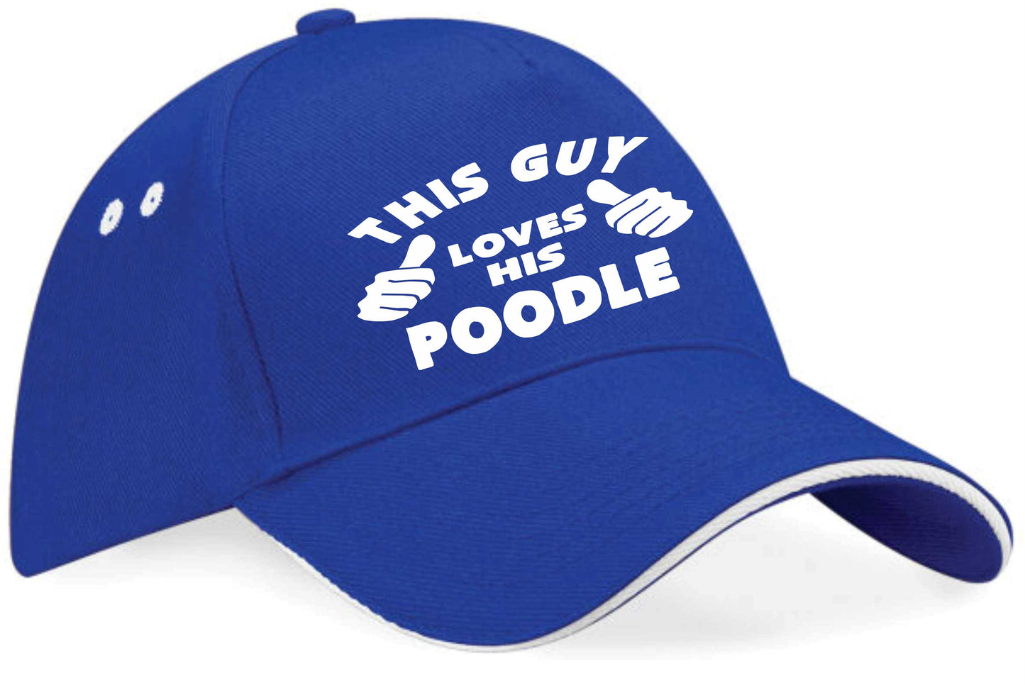 This Guy Loves His Poodle Baseball Cap Dog Lover Birthday Gift For Men