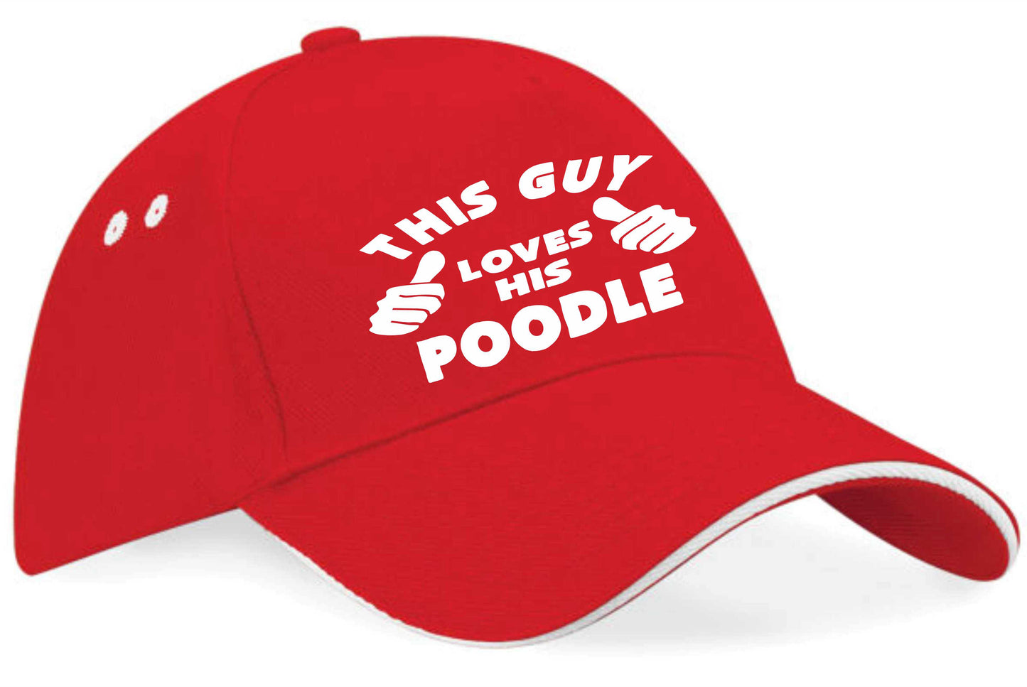 This Guy Loves His Poodle Baseball Cap Dog Lover Birthday Gift For Men