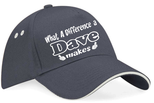 Dave Baseball Cap Funny Slogan Birthday Gift For Men