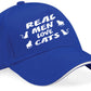 Real Men Love Cats Baseball Cap Fishing Birthday Gift For Men