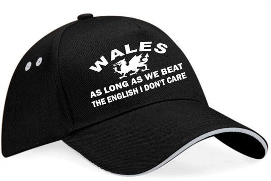 Wales As Long As Beat English Baseball Cap Welsh Lover Gift For Men & Ladies