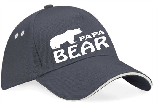 Papa Bear Baseball Cap Father's Day Birthday Gift For Men