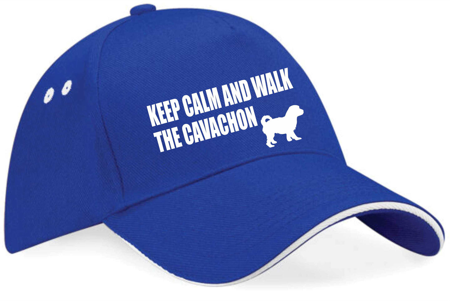 Keep Calm Walk The Cavachon Baseball Cap Dog Lovers Gift For Men & Ladies