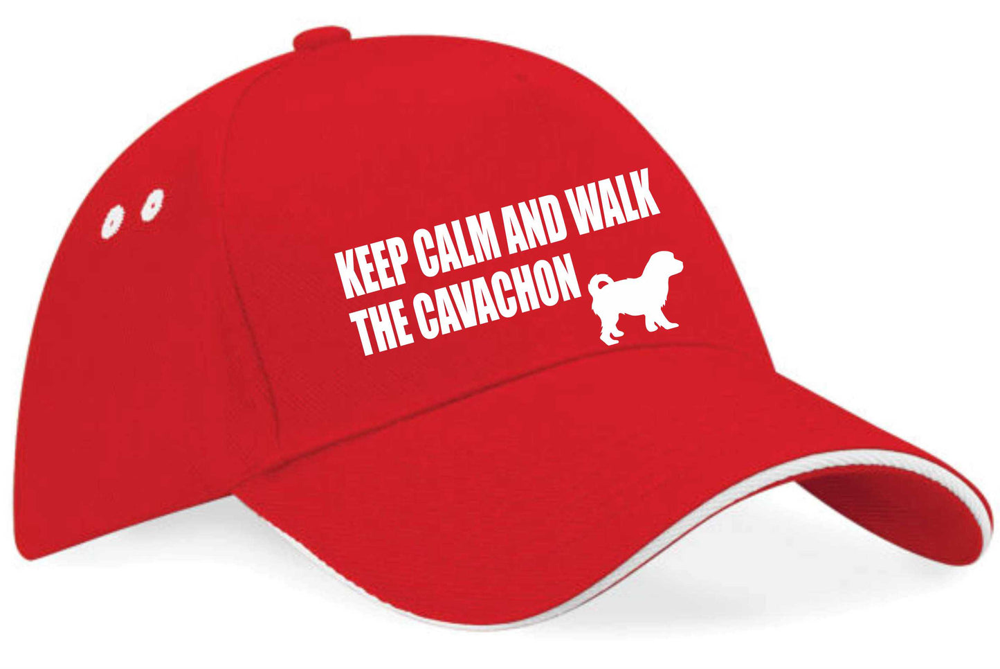 Keep Calm Walk The Cavachon Baseball Cap Dog Lovers Gift For Men & Ladies