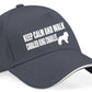 Keep Calm Walk King Charles Spaniel Baseball Cap Dog Lovers Gift Men & Ladies