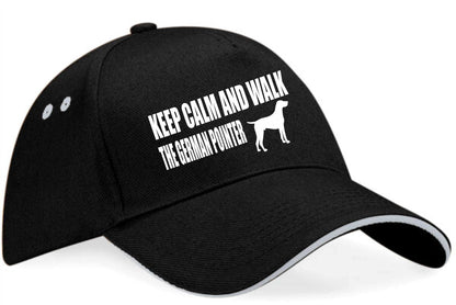 Keep Calm Walk The German Pointer Baseball Cap Dog Lovers Gift For Men & Ladies