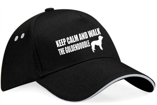 Keep Calm Walk The Goldendoodle Baseball Cap Dog Lovers Gift For Men & Ladies