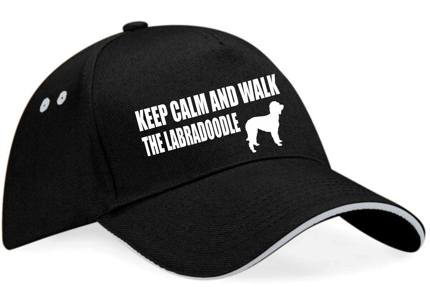 Keep Calm Walk The Labradoodle Baseball Cap Dog Lovers Gift Men & Ladies