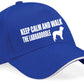 Keep Calm Walk The Labradoodle Baseball Cap Dog Lovers Gift Men & Ladies