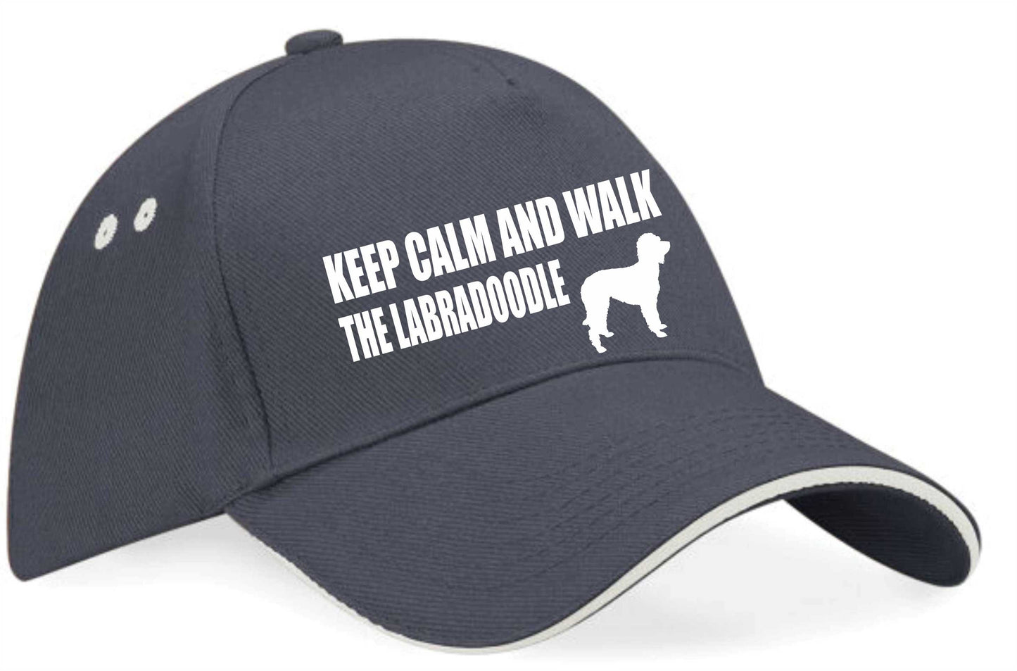 Keep Calm Walk The Labradoodle Baseball Cap Dog Lovers Gift Men & Ladies