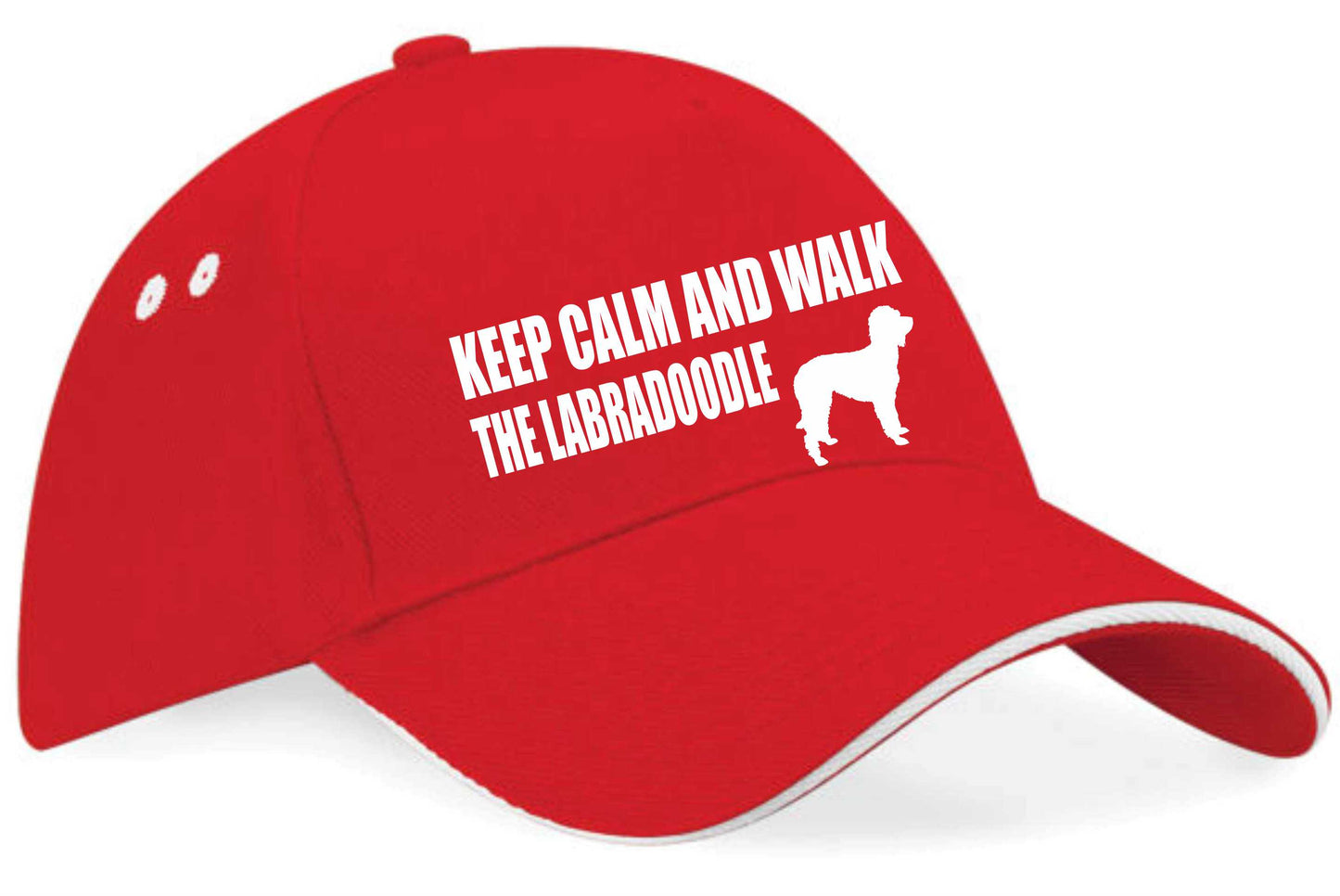 Keep Calm Walk The Labradoodle Baseball Cap Dog Lovers Gift Men & Ladies