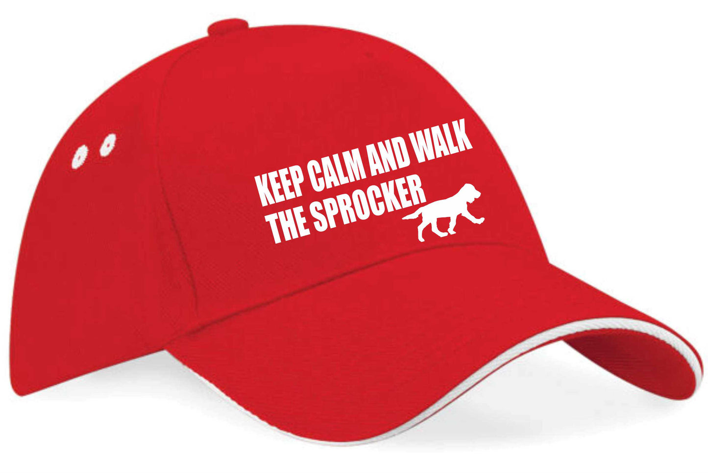 Keep Calm Walk The Sprocker Baseball Cap Dog Lovers Gift For Men & Ladies