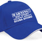 Warning May Talk About Scuba Diving Baseball Cap Sport Gift For Men & Ladies